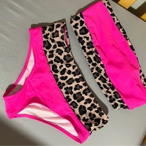 Pink Lily swim suit